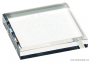 3 3/4″ x 3 3/4″ Clear Acrylic Paperweight 1
