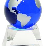 Blue Crystal Globe