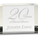 Clear Crystal Facet Block