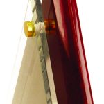 Profile shot of 10″ Diamond Black Piano Finish Floating Acrylic Standup