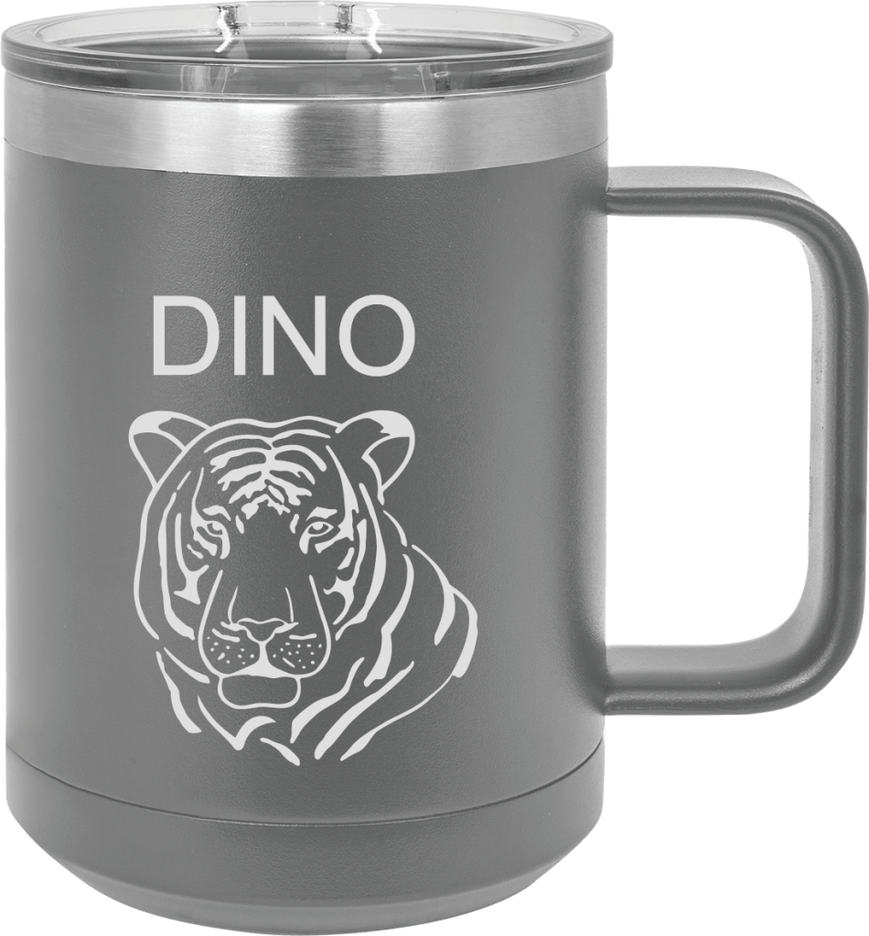 Polar Camel 15oz laser engraved Personalized stainless steel vacuum insulated tumbler Slider lid 15 MA6069
