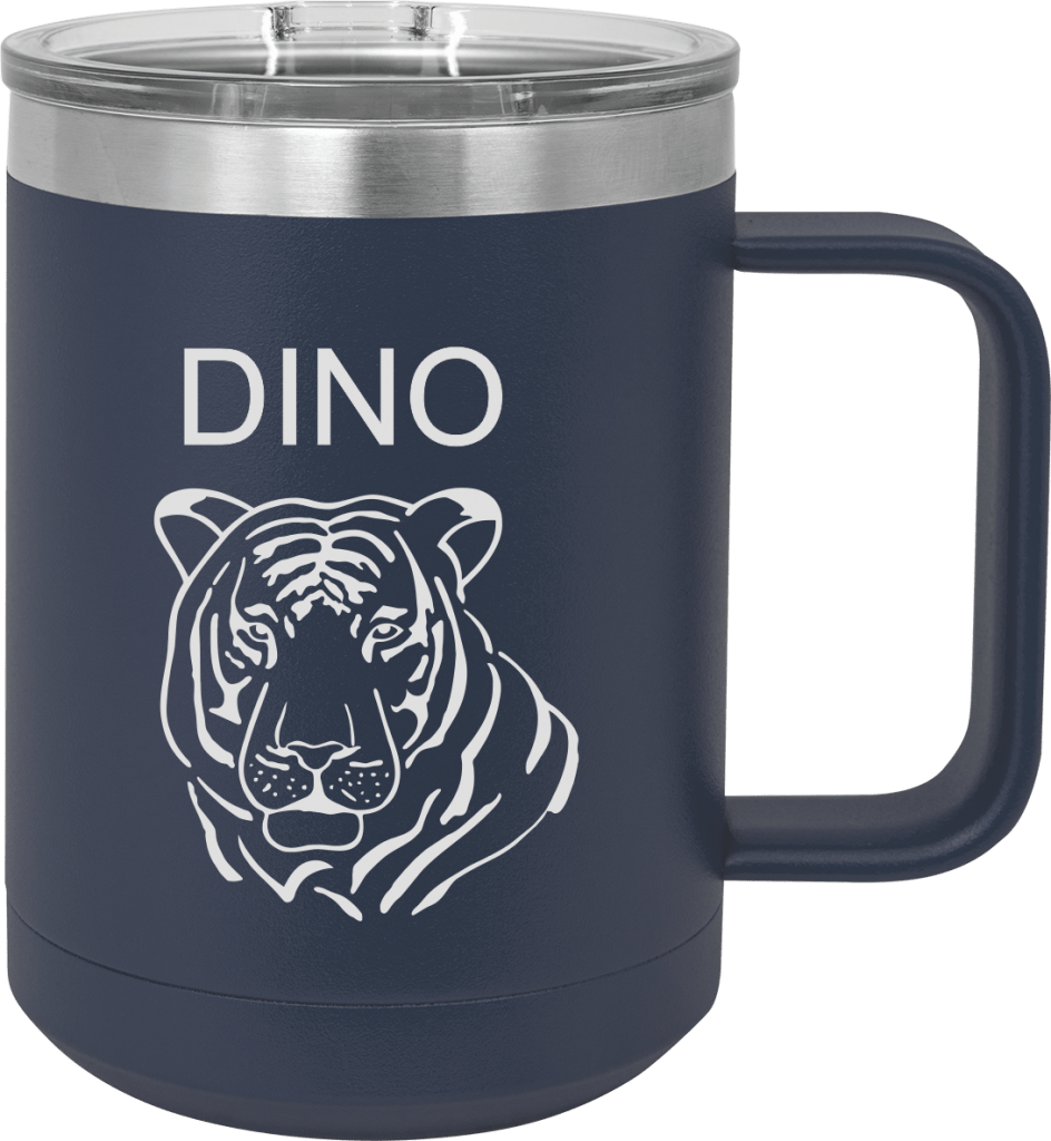 Polar Camel 15oz laser engraved Personalized stainless steel vacuum insulated tumbler Slider lid 16 MA6070