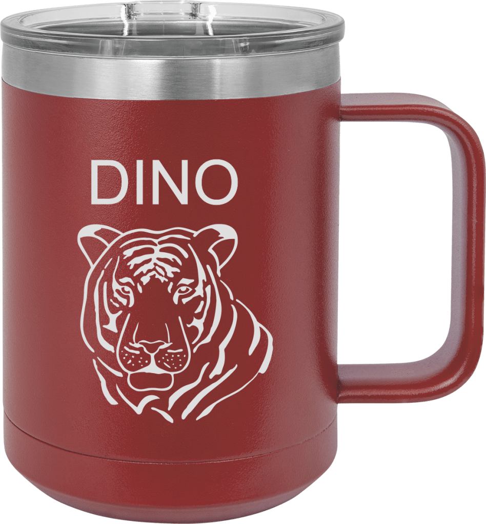 Polar Camel 15oz laser engraved Personalized stainless steel vacuum insulated tumbler Slider lid 18 MA6072