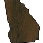 Georgia State Shaped Plaque 1
