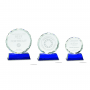 Round Facet with blue base