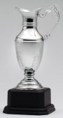 Nickel Plated Claret Jug on Base