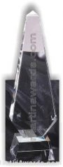 Crystal Glass Awards – 3 1/2″ x 12″ Genuine Prism Optical 1