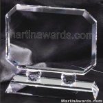 Crystal Glass Awards – 7″ x 7″ Prism Optical 1