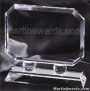 Crystal Glass Awards – 7″ x 7″ Prism Optical 1