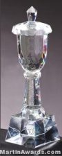 Crystal Glass Awards – 3 1/2″ x 12 1/2″ Genuine Prism Optical Crystal 1