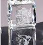 Crystal Glass Awards – 3″ x 11″ Genuine Prism Optical Crystal 1