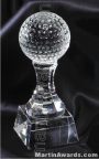 3 1/4″ x 7 3/4″ Golfball Prism Optical Crystal Glass 1