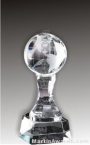 3 1/4″ x 8″ Small World Prism Optical Crystal Glass 1