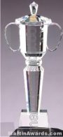 3 1/4″ x 13″ Genuine Prism Optical Crystal Glass Awards Cup With Base 1