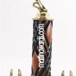 Wood Single Column Road Motorcycle With 2 Eagles Trophy 1