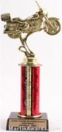Red Single Column Road Motorcycle Trophy 1