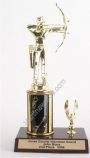 Black Single Column Male Archer With 1 Eagle Trophy 1