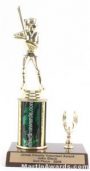 Green Single Column Female Softball With 1 Eagle Trophy 1