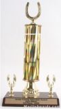 Gold Single Column Horseshoe With 1 Eagles Trophy 1