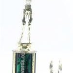 Green Single Column Female Basketball With 1 Eagle Trophy 1