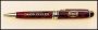Red Marble Pen with Gold Trim 1