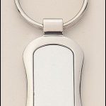 Oval Shape Silver Key Rings 1