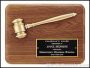 Plaque – Gavel Plaques with Antique Bronze Gavel 1