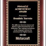 Rosewood Piano-Finish Plaques with Wood Inlay Border 1