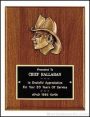 Plaque – Fireman Award Plaques with Cast Fireman 1