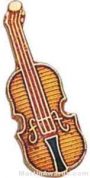3/4″ Violin Lapel Pin 1