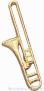 3/4″ Trombone Lapel Pin 1