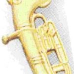 3/4″ Baritone Lapel Pin 1