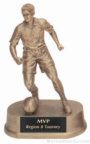 Male Soccer Gold Resin Trophy 1