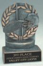 Football Wreath Resin Trophy 1