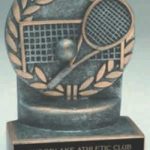 Tennis Wreath Resin Trophies 1