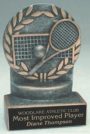 Tennis Wreath Resin Trophies 1