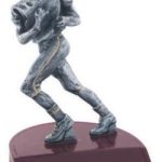 Football Silver Resin Trophy 1