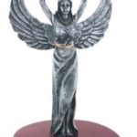Female Victory Silver Resin Trophies 1