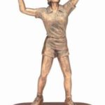 Female Volleyball Gold Resin Trophy 1