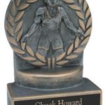 Wrestler Wreath Resin Trophy 1