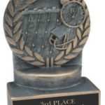 Swimming Wreath Resin Trophies 1
