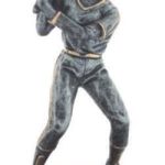 Female Baseball Silver Resin Trophy 1
