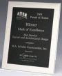 Picture Frame Award – Polished Silver Aluminum Picture Frame Award 1
