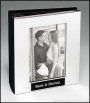 Polished Silver Aluminum Photo Album with 50 Sleeves 1