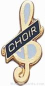 3/4″ Enameled Choir Pin 1