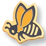 3/4″ Hornet Mascot Lapel Pin 1
