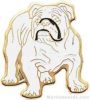 7/8″ Enameled Bull Dog Mascot Pin 1