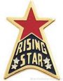 15/16″ Etched Soft Enamel Rising Star Chenille Letter Pin 1