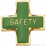 Safety Enameled Lapel Pins 1