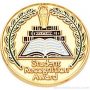 3/4″ Student Recognition Award Enameled Round Pin 1